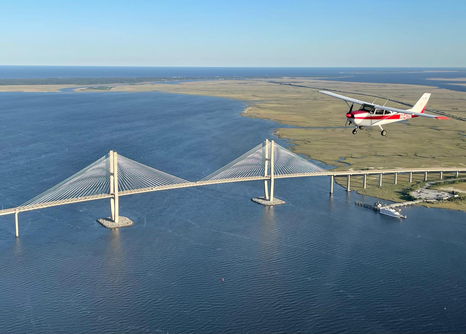 Flying Over St. Simons Island, GA