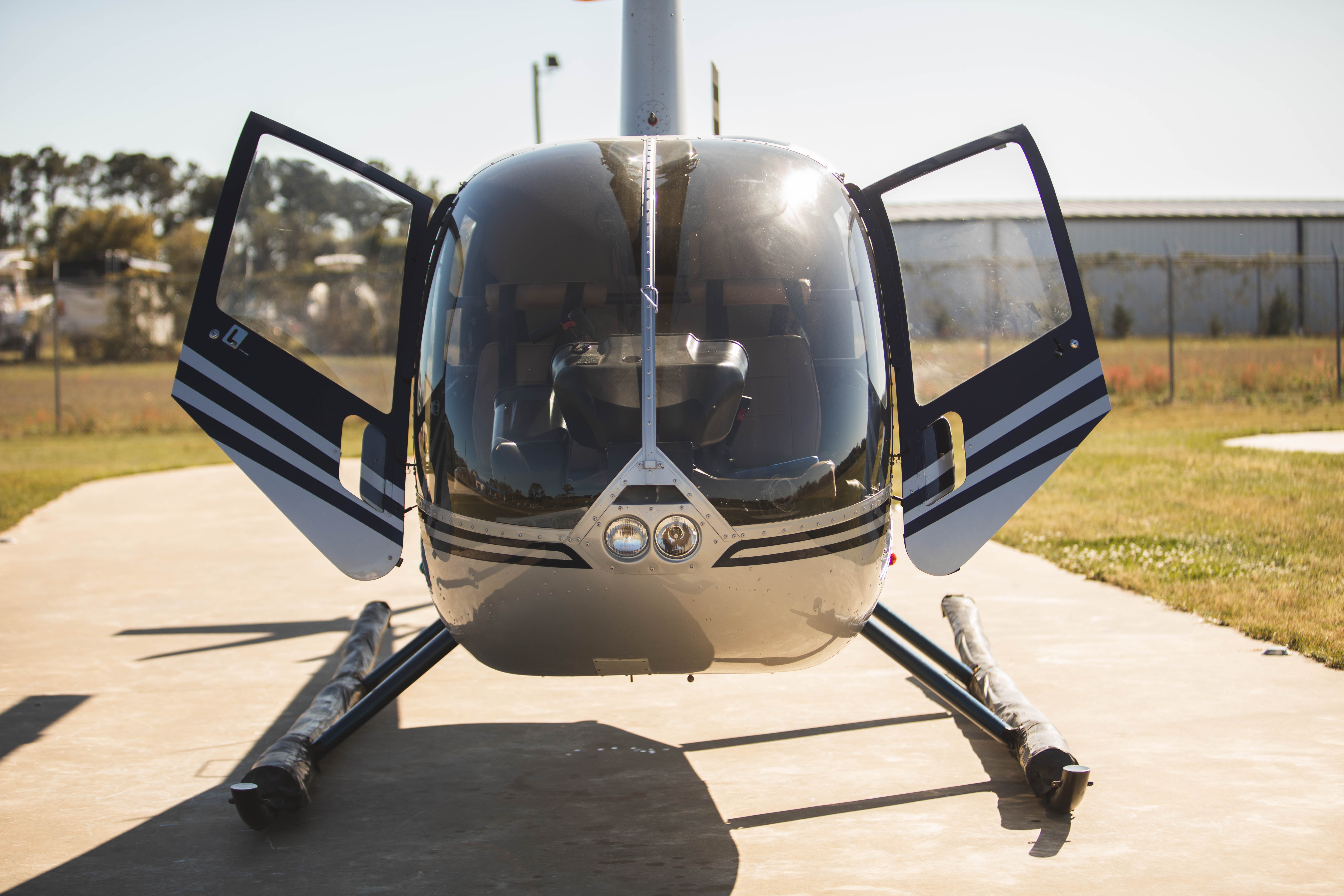 Robinson R44 used for commercial and instrument helicopter training in Southport NC